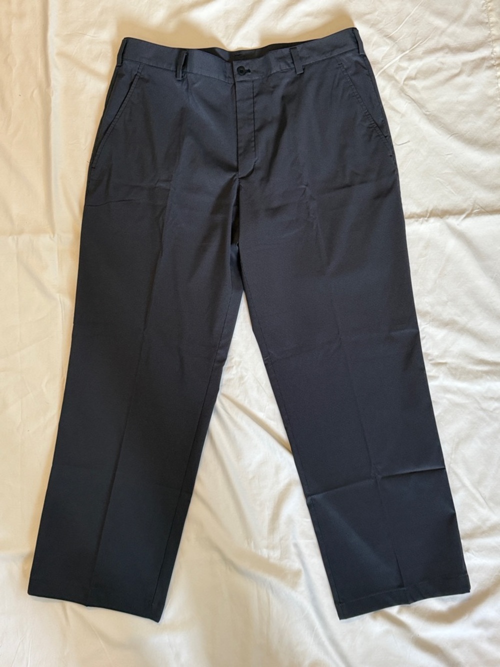 Nike Classic Straight-Leg Striped Golf Dress Pants in Gray 36x32